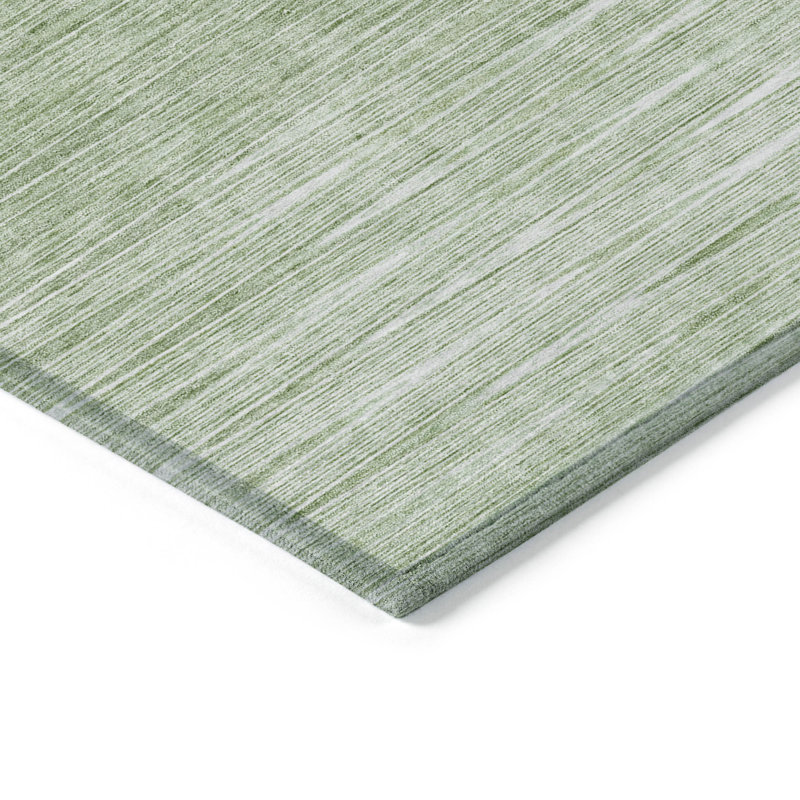 Leis Flatweave Washable Ombre Indoor / Outdoor Rug, Rectangle 3' x 5'