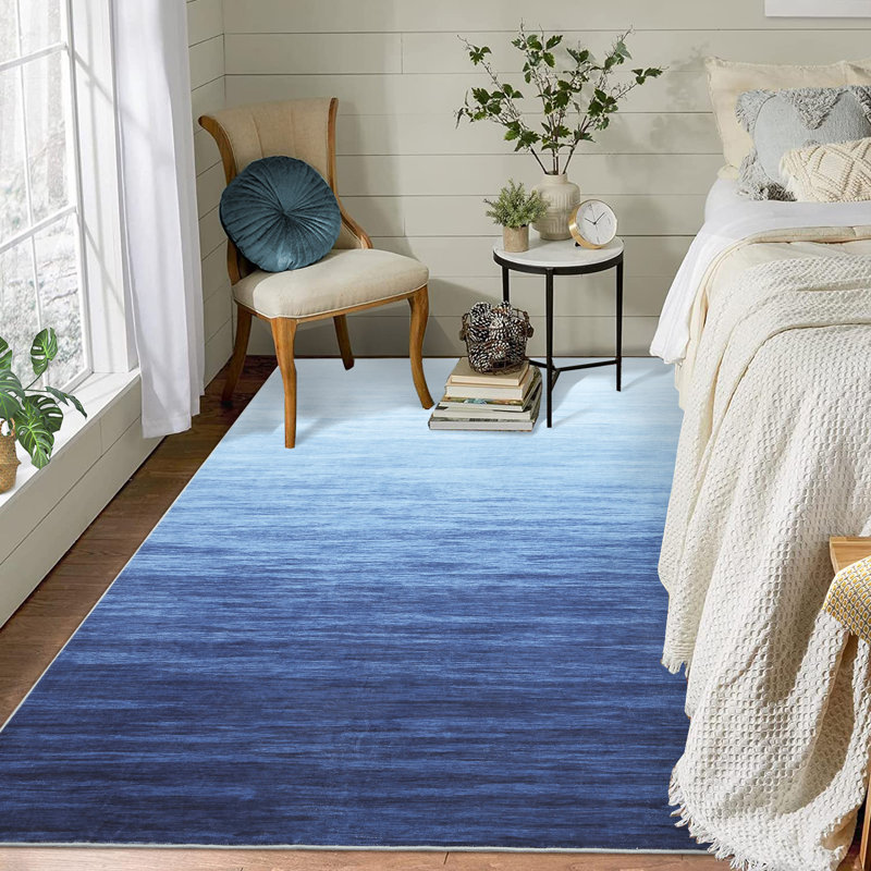 Amrutha Washable Ombre Indoor Rug, Rectangle 5' x 7'