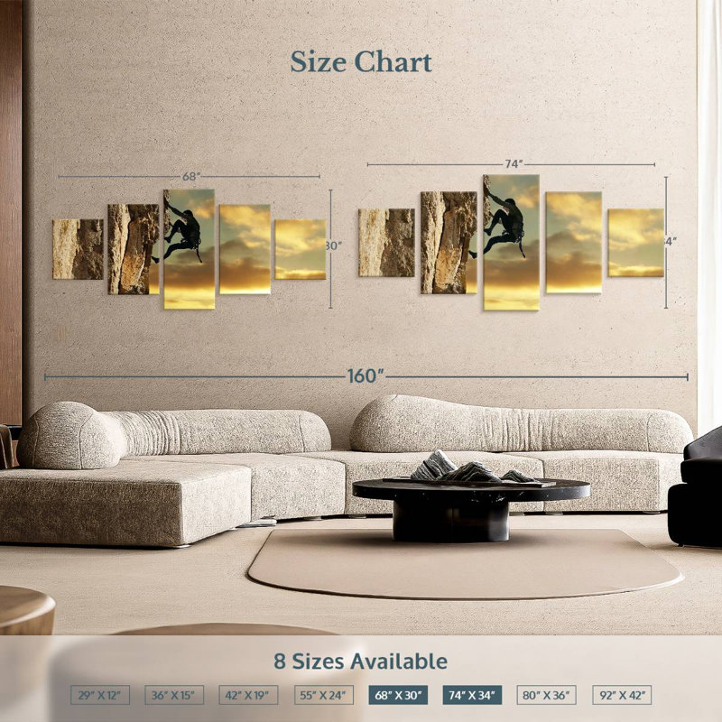 Climbing, 34" H x 74" W