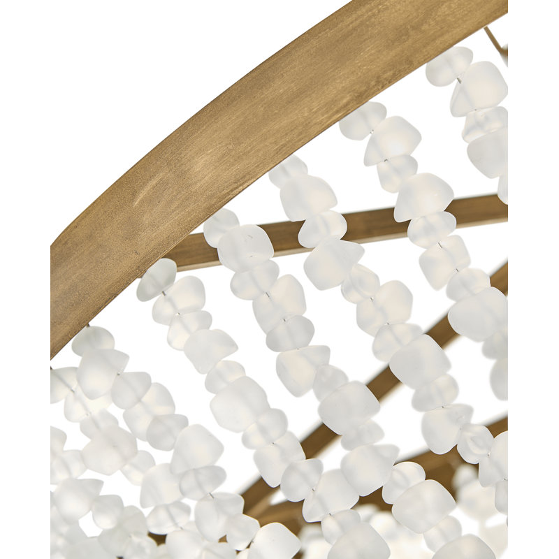 Dune 8 - Light Crystal Tiered Chandelier