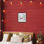 «Red Farmhouse in Snow», reproduction encadrée sous verre, design par Arlington Prints-1502192790-1502192776