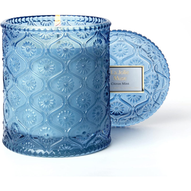 Citron Mint Scented Jar Candle