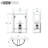 1-Light LED Wall Mounted Sconce (Set of 4)