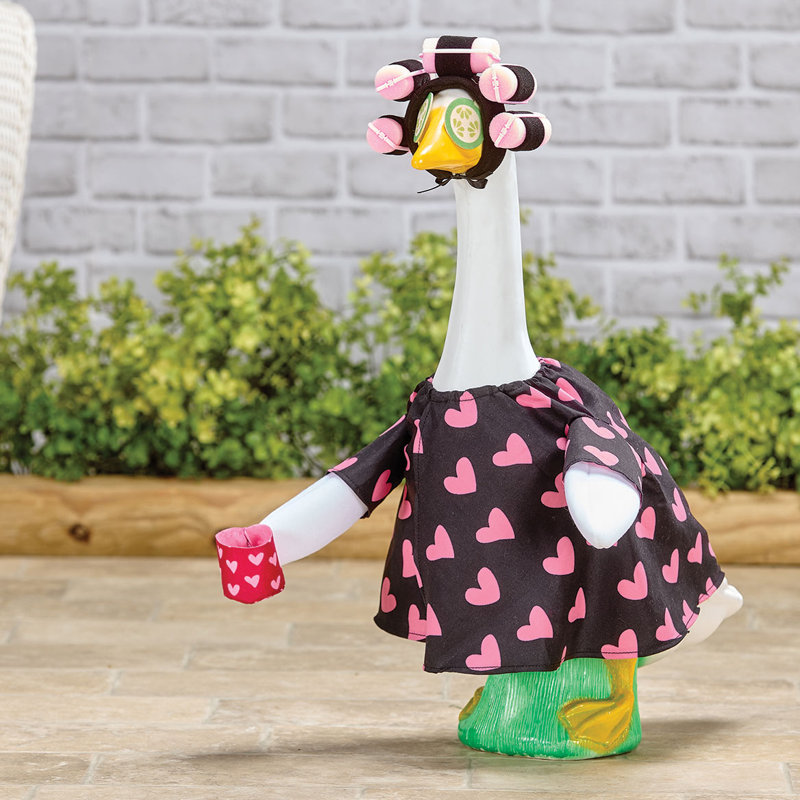Coffee & Curlers Large Goose Outfit