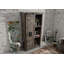 Railway 1 Door Solid Wood Wardrobe