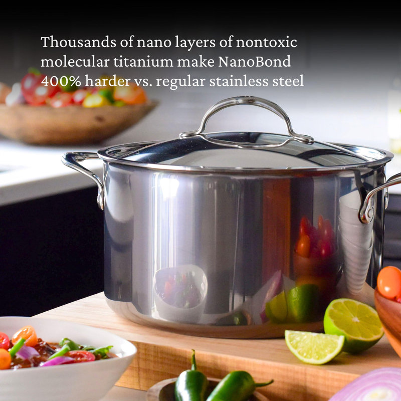 Hestan NanoBond Covered Soup Pot, 8 qt.