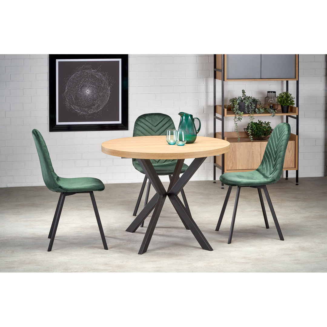 100cm Solid Oak Pedestal Dining Table