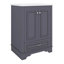 Meuble-lavabo autoportant moderne élégant avec lavabo en céramique 24 po Elegant-381946510