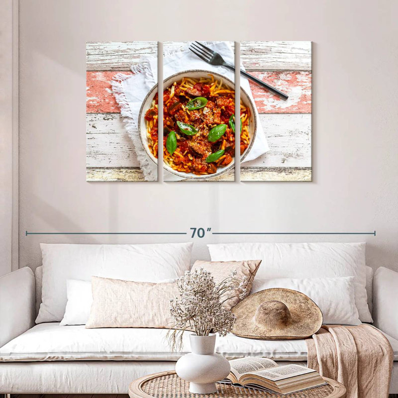 Yarlin Tomato Based Pasta, 28" H x 45" W