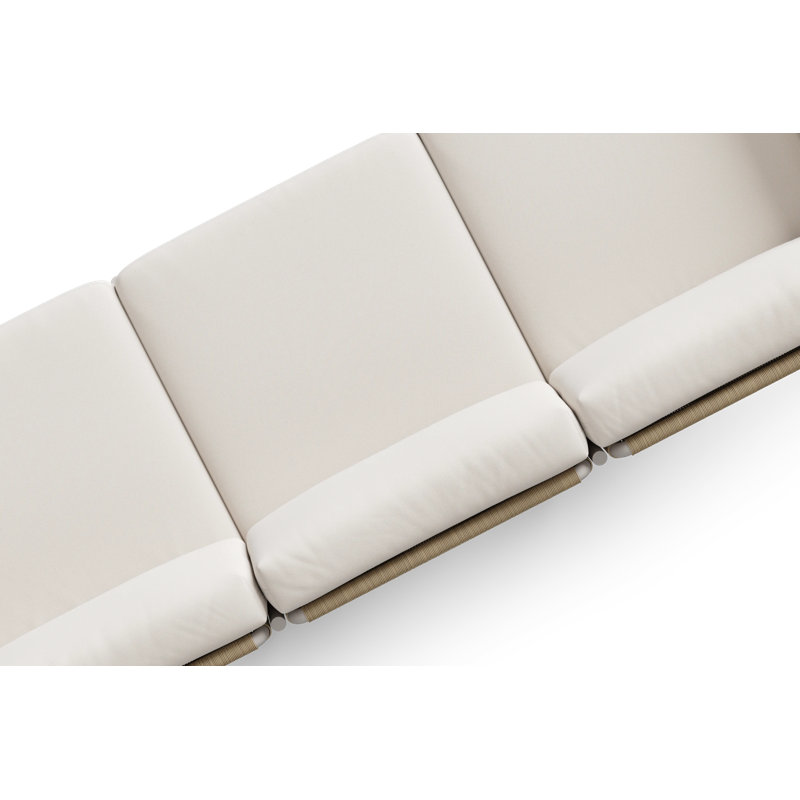 Outdoor 5 - Piece Conversation Set, Sunbrella Restored Shell