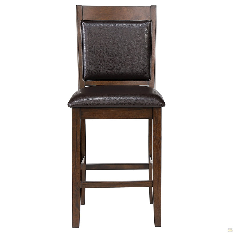 Chaise de comptoir rembourrée (ensemble de 2)