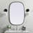Sabine Metal Curved Oval Wall Mirror-1451160152-1451160141