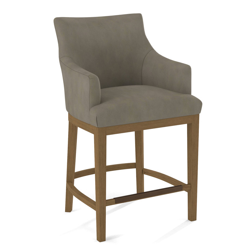 Upholstered Counter Stool, Beachwood, Applause Ashton