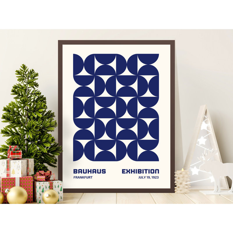 Frieder Single Picture Frame Print, White/Blue, 60.96 cm H x 40.64 cm W