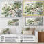 Bird On Pine Tree I On Canvas Print-705390402-705390411