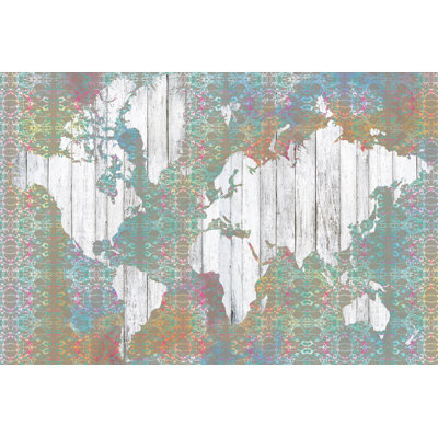 Boho Map I - Painting