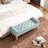 Button-Tufted End of Bed Bench,Large Upholstered Ottoman,Foot Rest with Legs,Footstool with Rolled Arms,Upholstered Fabric Bench,Indoor Bench for Bedroom,Living Room,Entryway-1649661871