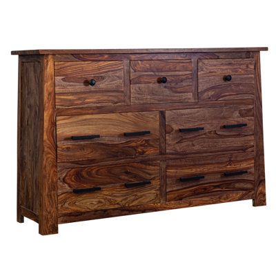Ringgold Solid Wood 59'' W 7 - Drawer Dresser