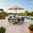 Mclemore Square Outdoor Dining Table , 64 " W 64 " D-27718655