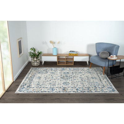 Helen Beige/Blue Rug