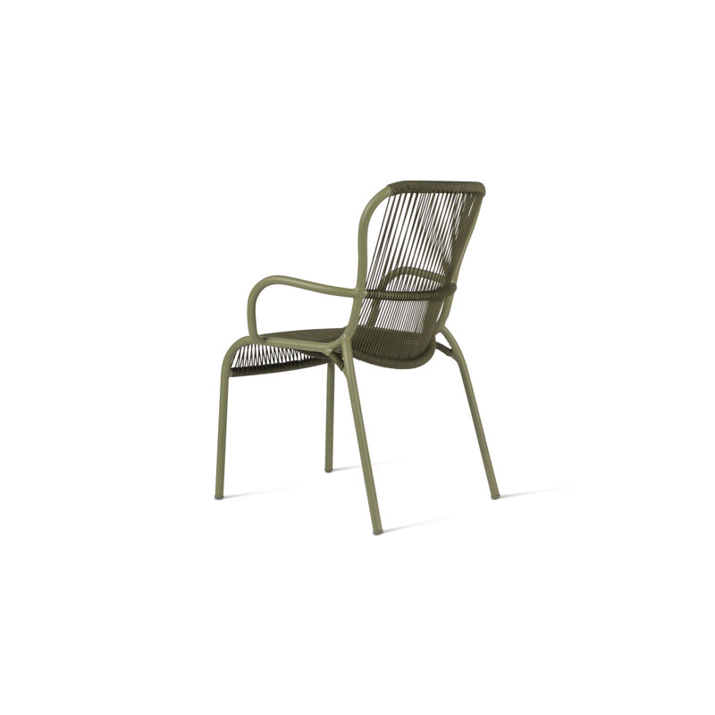 Loop Outdoor Dining Armchair, Moss