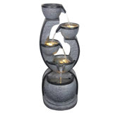 Weather Resistant Floor Fountain with Light