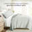 Quilt Set- Lightweight - All Season Quilted Coverlet - Tossed Ferns-105628160-105628162