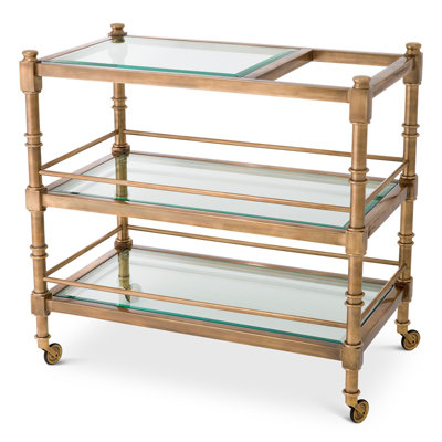 Alexia Metal Bar Cart