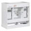 Meuble-lavabo simple 36 po avec plateau en céramique Tavaries-389132042
