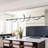 Modern Led Pendant Light For Kitchen Island Lighting  Modern Chandelier Dining Room Lighting Fixture Over Table Dimmable Ceiling Pendant Lights Creative Snake Shaped Twist Design
