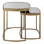 Eddica Glass Nesting End Table