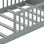 Structure de lit simple avec rails et support à livres intégré-1039305726