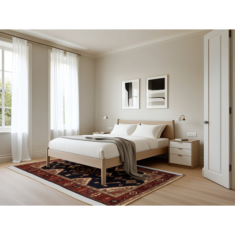Tapis brun lavable à la machine, Rectangle 5 pi x 7 pi