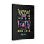 Worry Ends When Faith Begins 2 Corinthians 5:7 - Wrapped Canvas Print-388368558-388368559