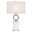 Antique Silver/White Marble