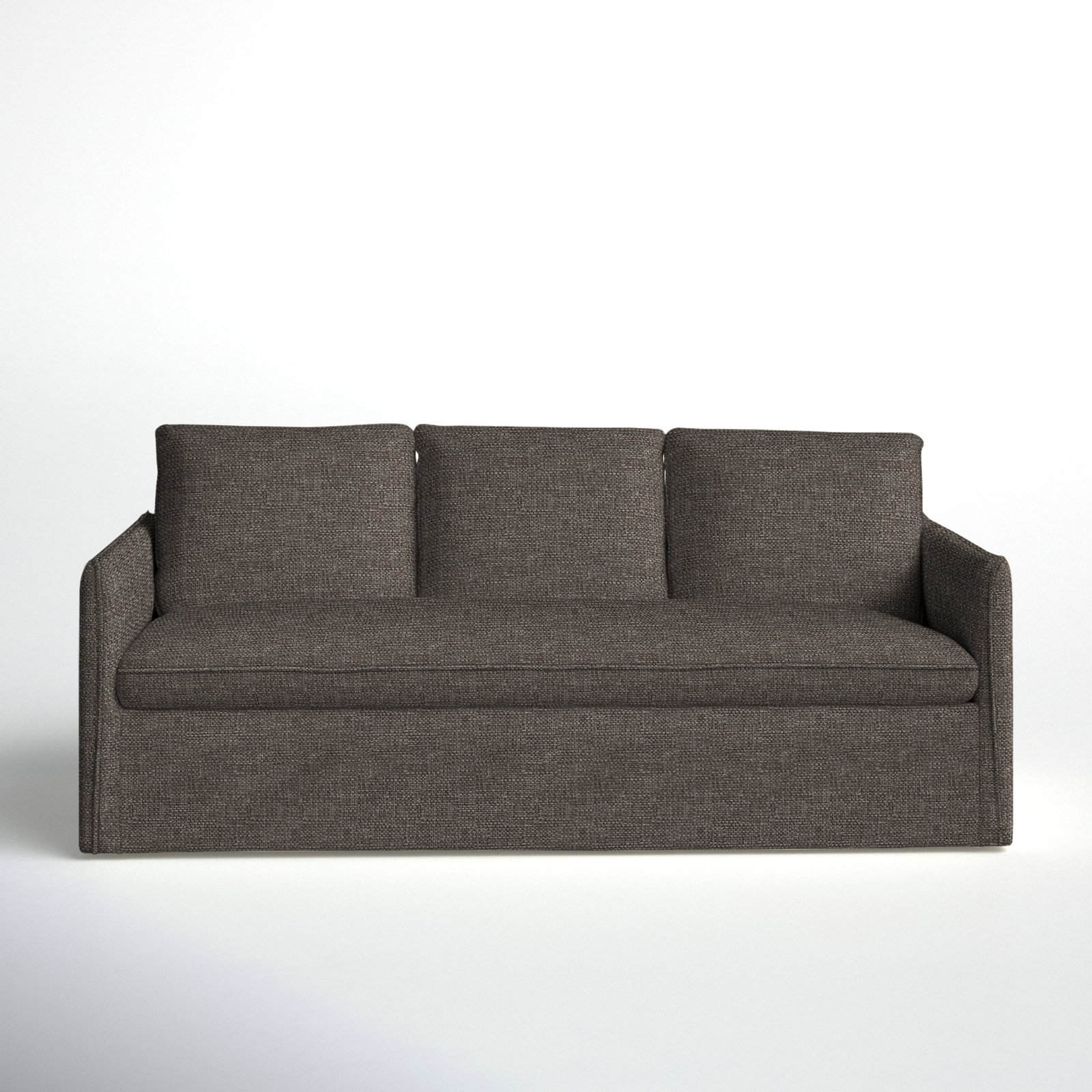 Bellatrix 83'' Sofa, Drusky Charcoal Sustain® Basketweave