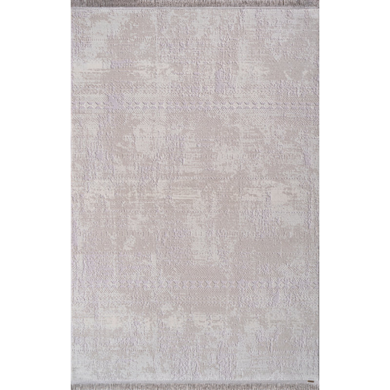 Tapis rectangulaire en coton Teresia, Rectangle 2 pi 8 po x 5 pi