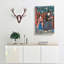 Admiring the Flowers - Wrapped Canvas-55368668