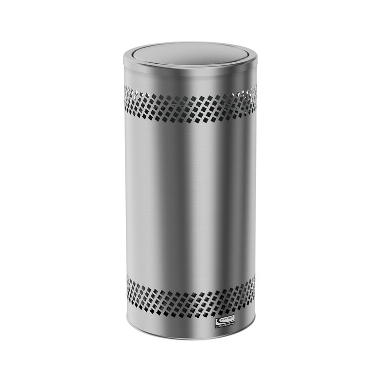 15 Gallons Steel Open Trash Can