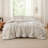 Bedsure Pinch Pleat Comforter Set Boho Bed-in-A-Bag Bedding Set with  Pillowcases for All Season-105529493-126021679