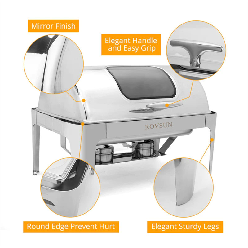 Stainless Steel Rectangle Chafing Dish