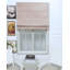 Store texturé occultant en lin rose uni pour chambre à coucher et salon-129473471
