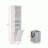 64" Tall Bathroom Storage Cabinet with  4 Adjustable Shelves-106489545