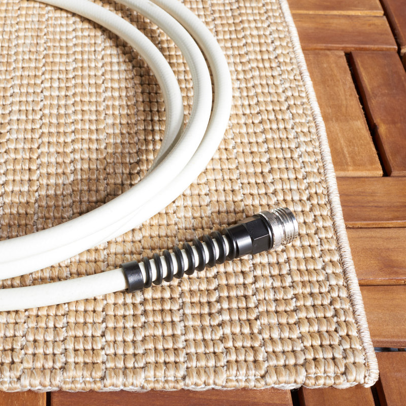Zenn All-Weather Performance Solid Color Rug, Rectangle 5' x 7'6"