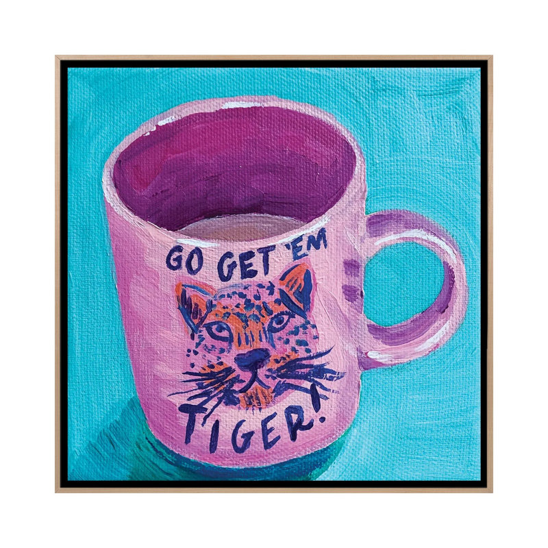 Go Get'Em Tiger by Pauline Wegman - Gallery-Wrapped Canvas Giclée on Canvas, 45.72 cm H x  45.72 cm W  x  4.445 cm D