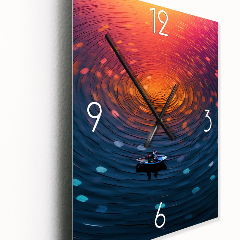 Chaslynn - Horloge murale bateau, Très grand