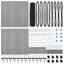 60cm H x 10000cm W Metal Fence Panels