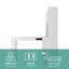 Bureau en L avec chargeur, tiroirs, bibliothèque, éclairage à DEL, bureau d'angle moderne et bureau d'ordinateur de jeu