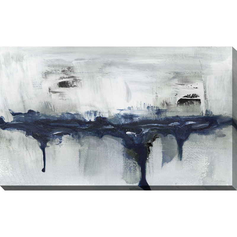 Indyscape I - Peinture, L 30 po x H 18 po, Toile tendue