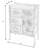 Commode d'appoint 6 tiroirs Perry